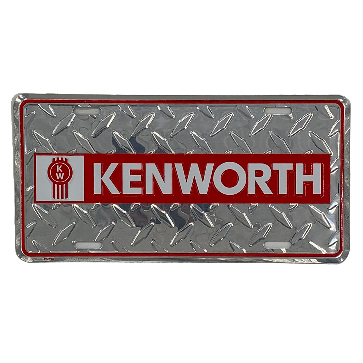 Kenworth Checkered License Plate